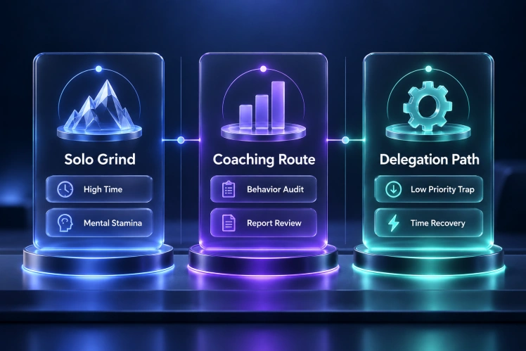 When to Grind, When to Coach, and When to Delegate