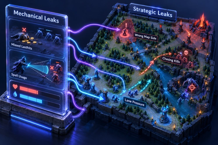 Identifying Mechanical and Strategic Leaks