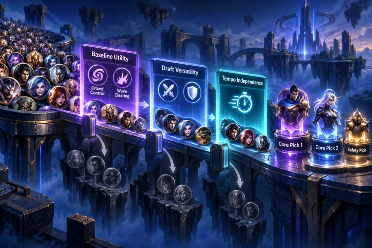 Pruning Your Champion Pool for Maximum Consistency