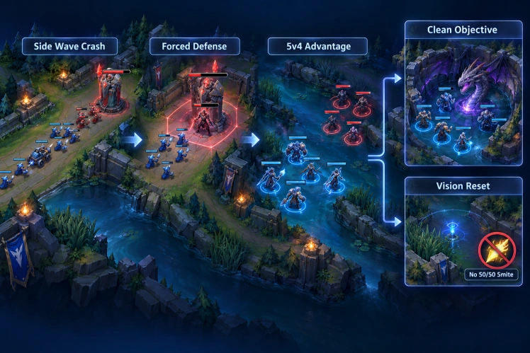 Macro Conversion: Turning Mid-Game Leads into Safe Wins